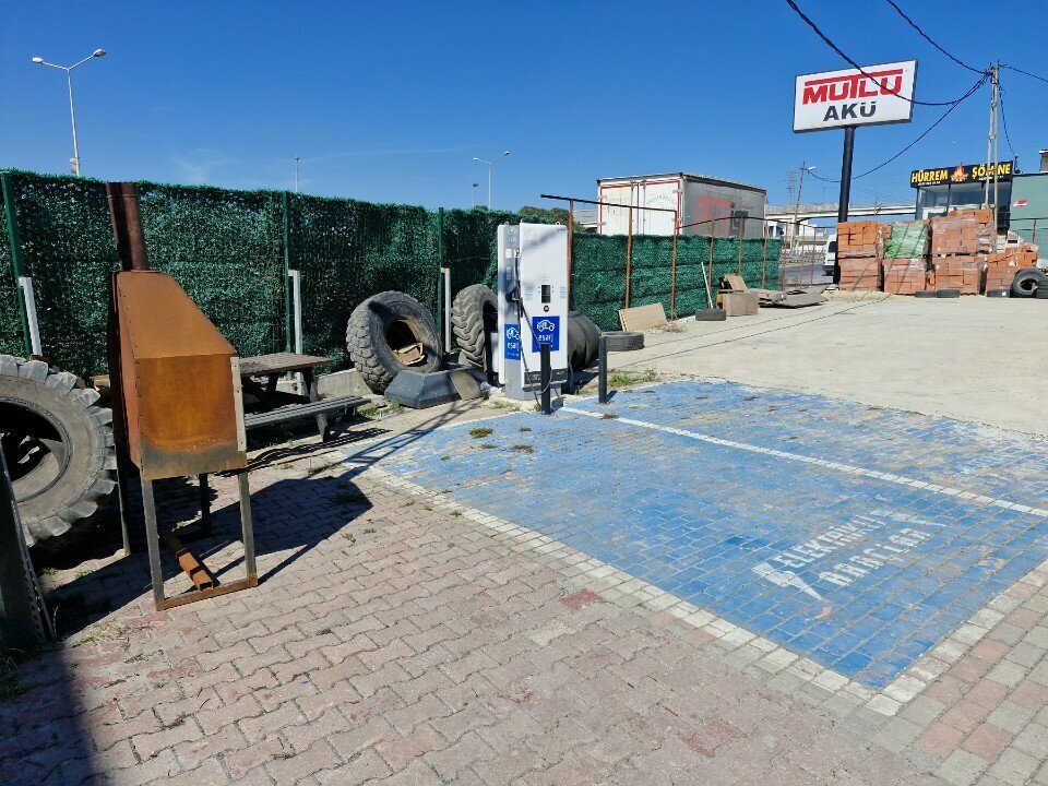Electric car charging station Esarj Charging Station, Istanbul, photo