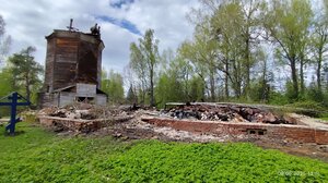 Tserkov Ikony Bozhiyey Materi Znameniye V Znamenskom (Nizhniy Novgorod Region, Voskresenskiy munitsipalny okrug, Blagoveshchenskiy selsovet), orthodox church