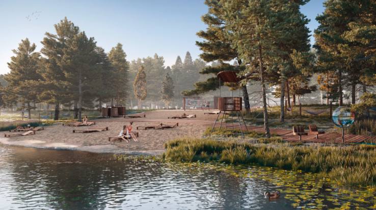 Фото A-frame Весна