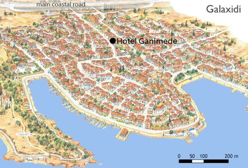 Внешний вид отеля Hotel Ganimede в Муниципальной единице Галаксидио, фото 4