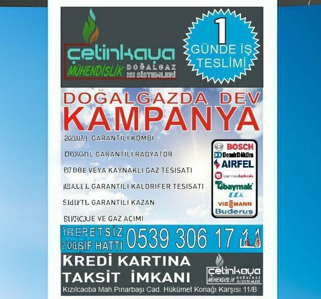 Engineering Cetinkaya Engineering Natural Gas Heating Systems, Elbistan, photo