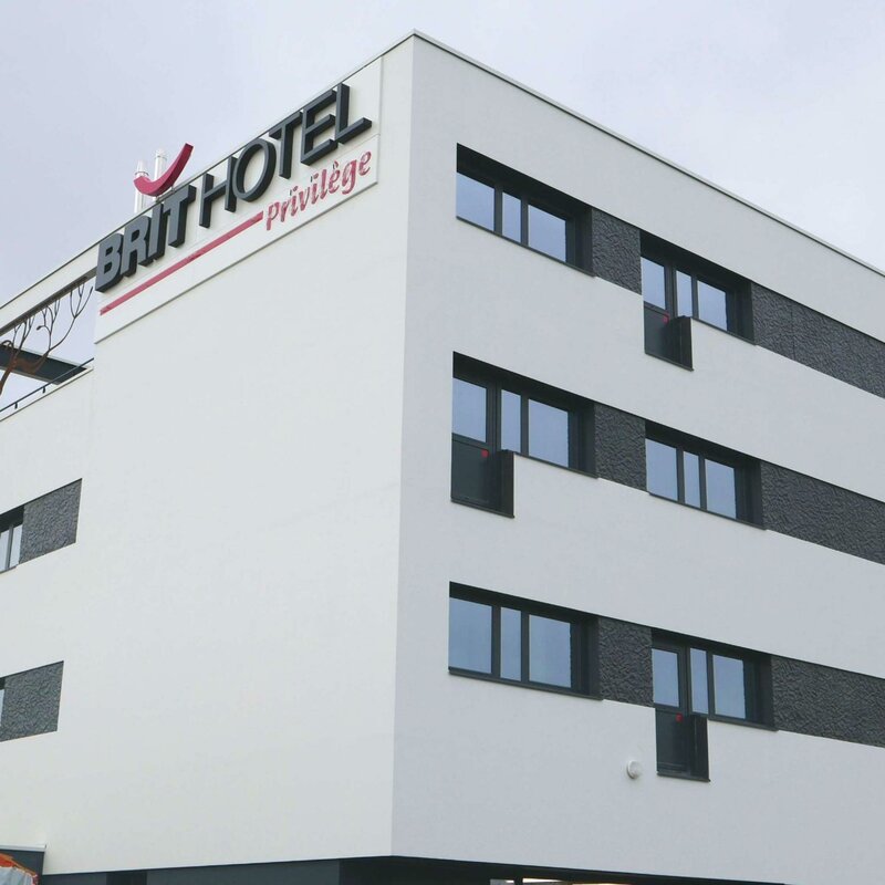 Гостиница Brit Hotel Saint Brieuc Plérin