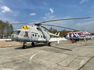 Вертолёт Ми-8Т (Kaluga Region, Babyninskiy Municipal District, aerodrom Oreshkovo), monument to technology
