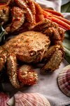 More Kraba (Vladimira Nevskogo Street, 46к2) ، الأسماك والمأكولات البحرية
