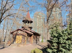 Church-chapel of the Intercession of the Holy Mother of God (Санкт-Петербург, Рыбацкий проспект, 12) ، كنيسة أرثوذكسية