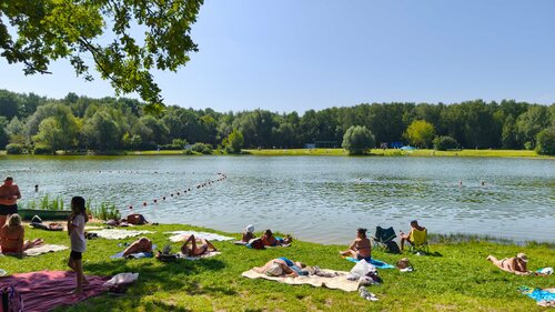 Beach Putyayevskiy Plyazh, Moscow, photo