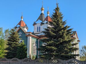 Orthodox Church of the Transfiguration, Novaja Myš (vioska Novaja Mysh, Sadovaja vulica, 1) ، كنيسة أرثوذكسية