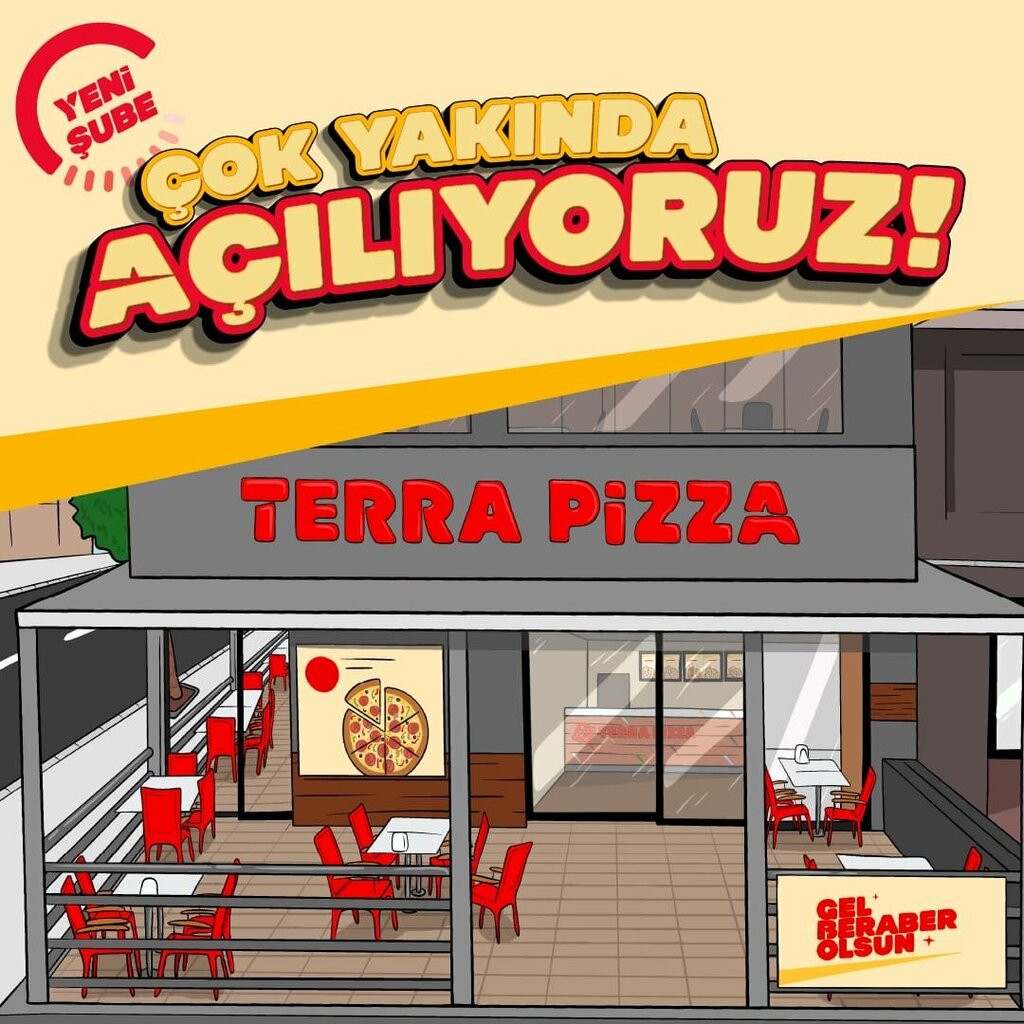 محل صنع البيتزا Terra Pizza - Karatay Mengene Branch ، قونية، صورة