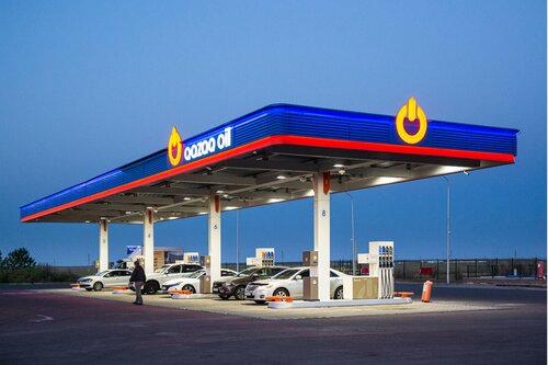 Gas station Qazaq Oil, Aktobe, photo