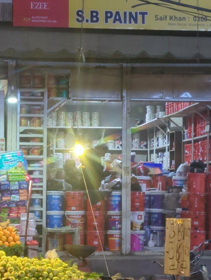 Paintwork materials Sb paint shope, Lahore, photo