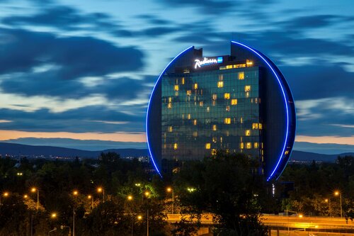 Гостиница Radisson Blu Hotel, Frankfurt во Франкфурте-на-Майне