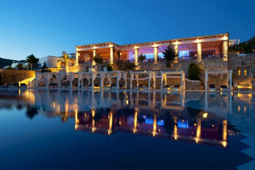 Внешний вид отеля Mykonos Grand Hotel & Resort в Агиосе Иоаннисе Диакофтисе, фото 1