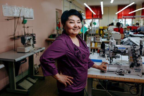 Tekstil fabrikaları Endeavour, Almatı, foto