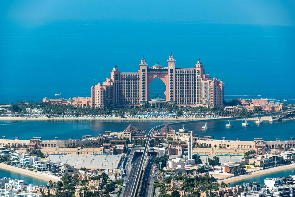 Landmark, attraction The View at the Palm, Dubai, photo