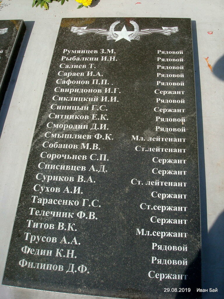 Monument, memorial Братская могила, Vitebsk District, photo
