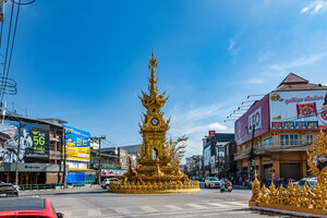 Chiang Rai Clock Tower (Chiang Rai Province, Chiang Rai City), landmark, attraction