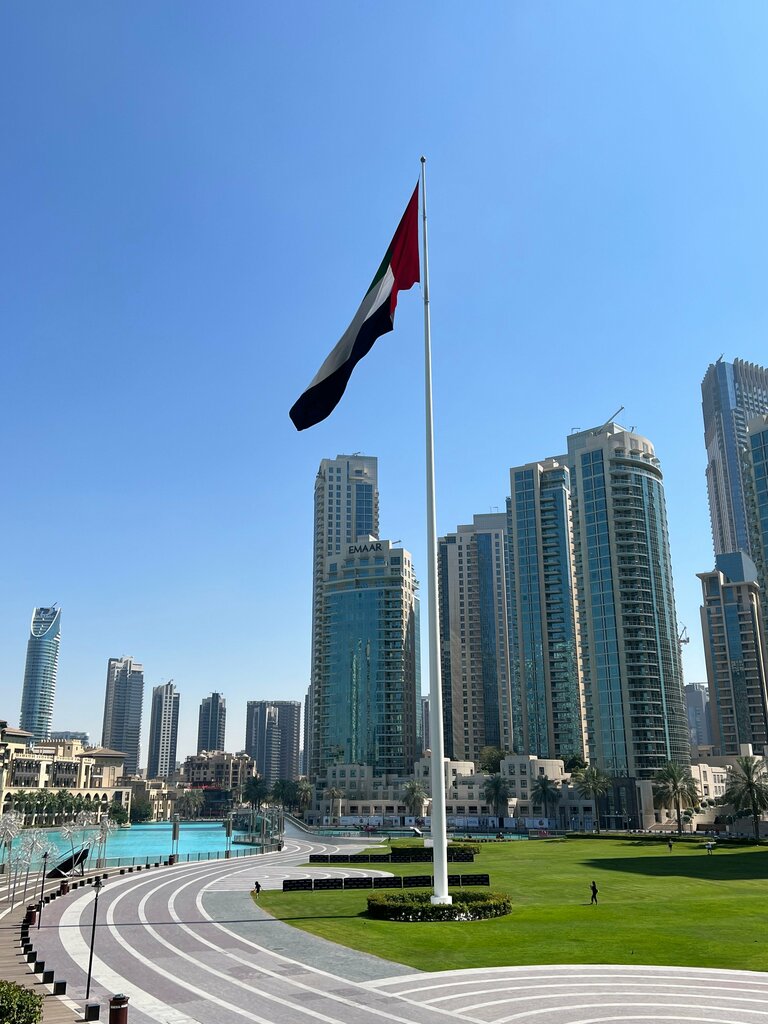 Landmark, attraction Flag of the United Arab Emirates, Dubai, photo