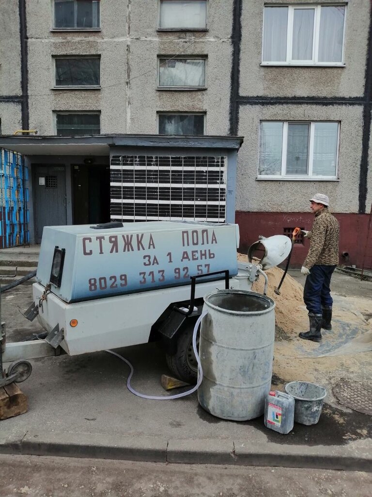 Стяжка пола Стяжка пола в Гомеле за 1 день, Гомель, фото
