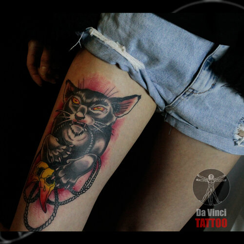 black cat tattoo victoria