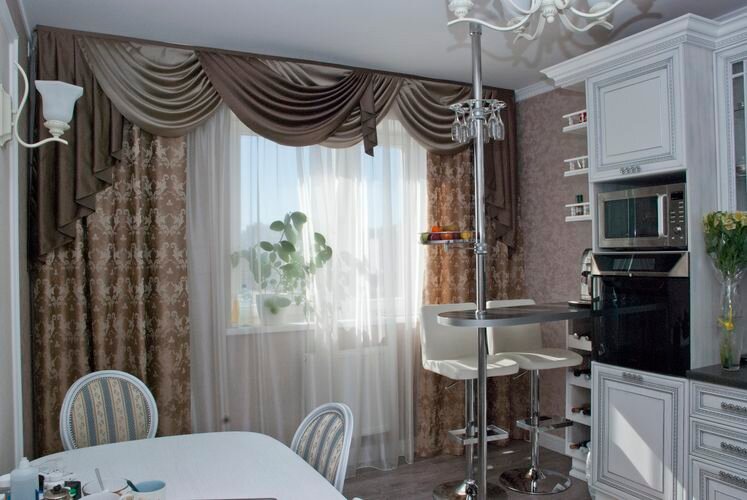 Curtains, curtain rods Krasivue shtory, Himki, photo