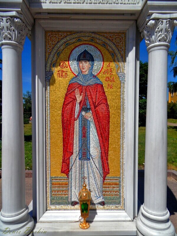 Chapel, memorial cross Часовня Александры Дивеевской Свято-Троицкого Серафимо-Дивеевского монастыря, Nizhny Novgorod Oblast', photo