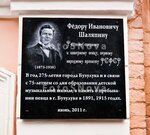 Шаляпин Ф.И. (ulitsa Lenina, 63), memorial plaque, foundation stone