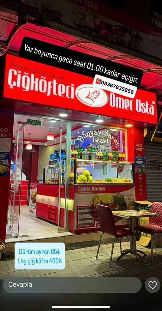 Fast food Cigkofteci Omer Usta Alapli, Alapli, photo