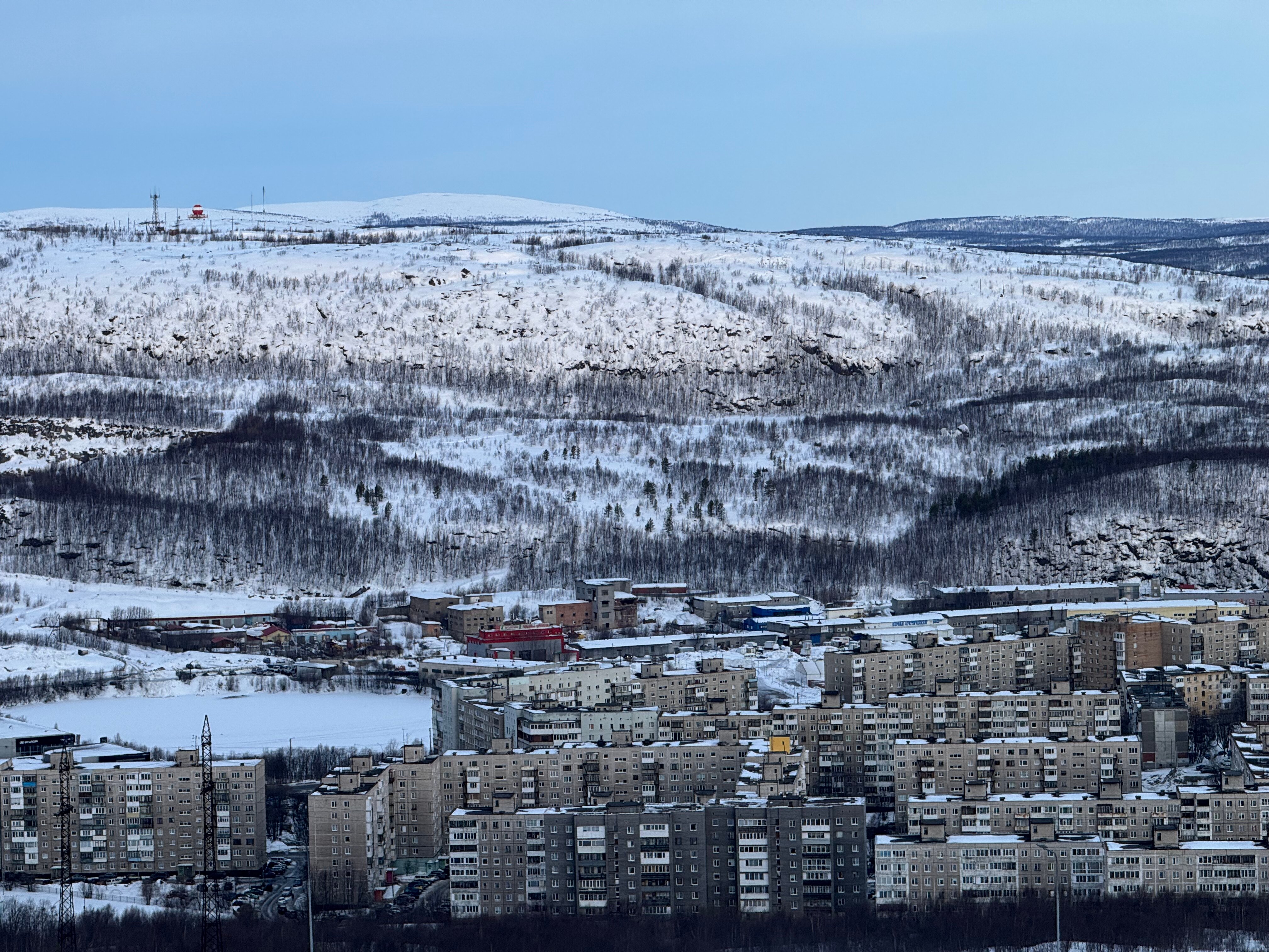 Фото Огни Мурманска