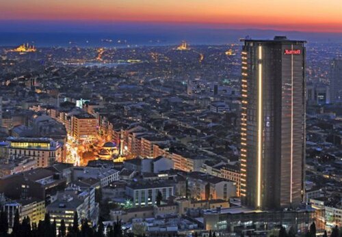 Гостиница Istanbul Marriott Hotel Sisli в Кягытхане