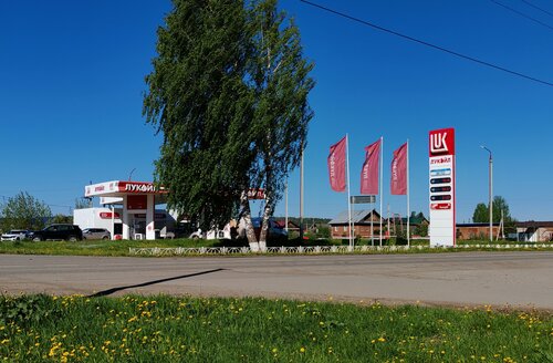 Gas station Lukoil, Perm Krai, photo