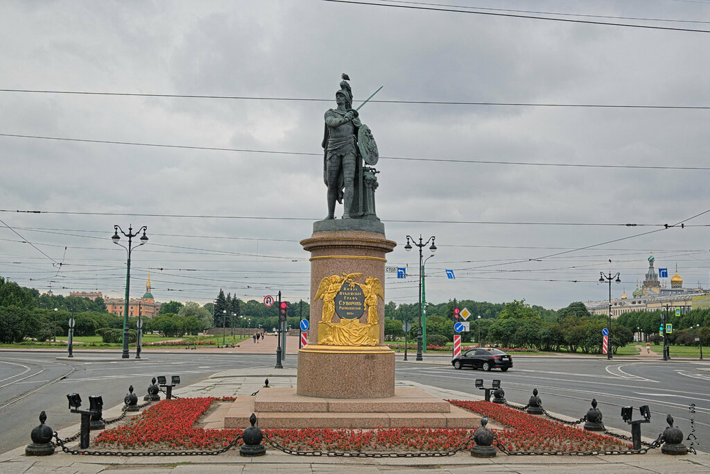 Monument, memorial Generalissimo Alexander Vasilievich Suvorov, Saint Petersburg, photo