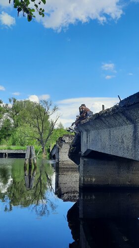 Landmark, attraction Развалины моста, Kaliningrad Oblast, photo