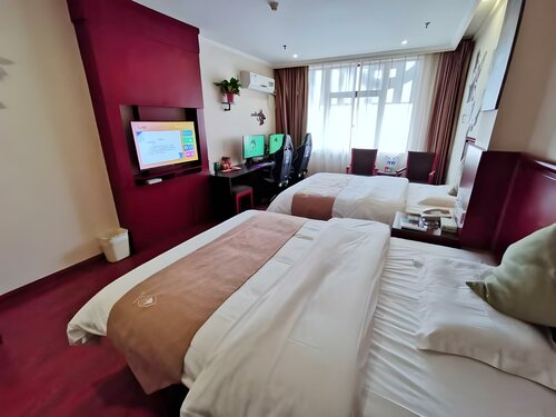 Гостиница GreenTree Inn Anhui Suzhou si county taoyuan road garden business hotel в Сучжоу