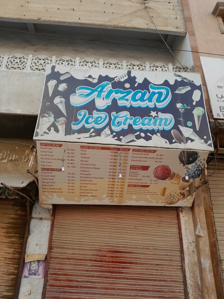 Ice cream Arzan Ice-cream, Karachi, photo