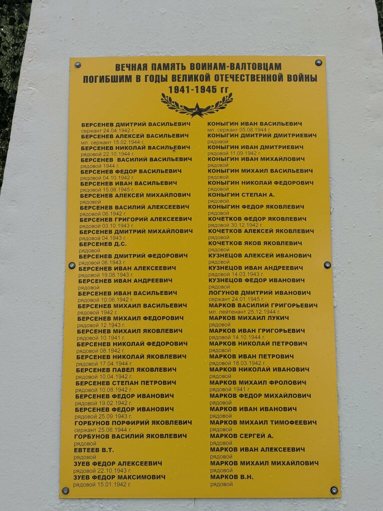 Monument, memorial Обелиск воинам, павшим в Великой Отечественной войне 1941-1945 гг., Nizhny Novgorod Oblast', photo