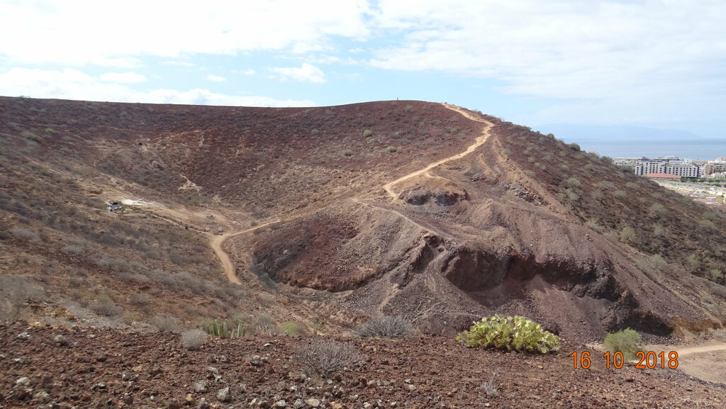 Mountain peak Montaña Chayofita, Canary Islands, photo