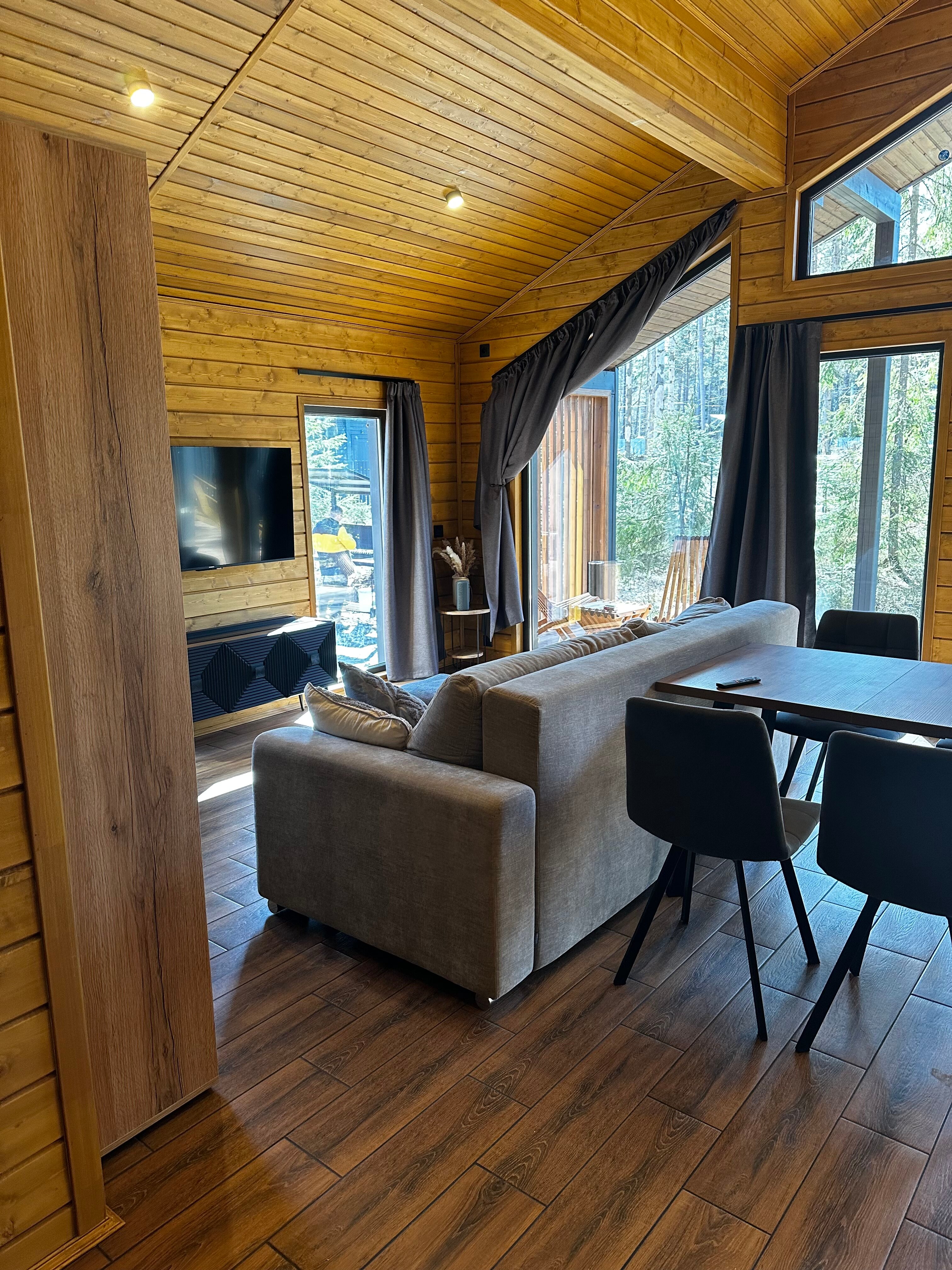 Фото Тепло с баней и чаном