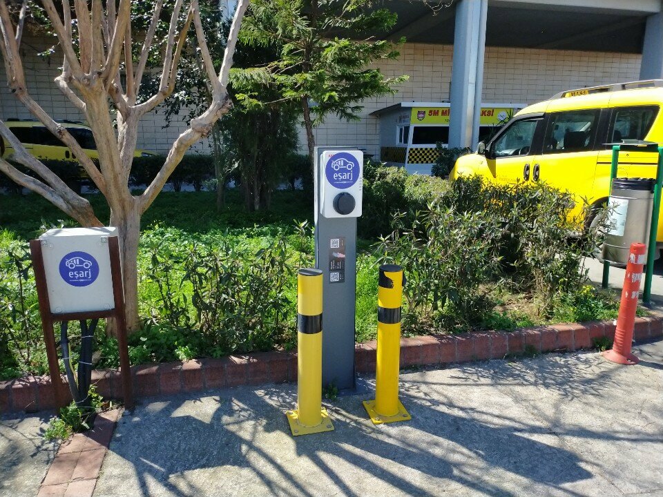 Electric car charging station Esarj, Antalya, photo