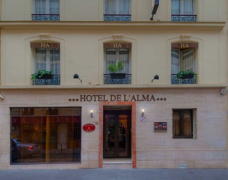 Гостиница Hotel de l'Alma в Париже