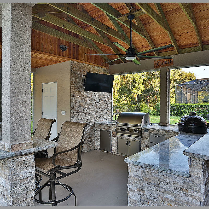Building constructions Cookin' Outdoors - Outdoor Kitchens, Firepits and more, Tampa, photo