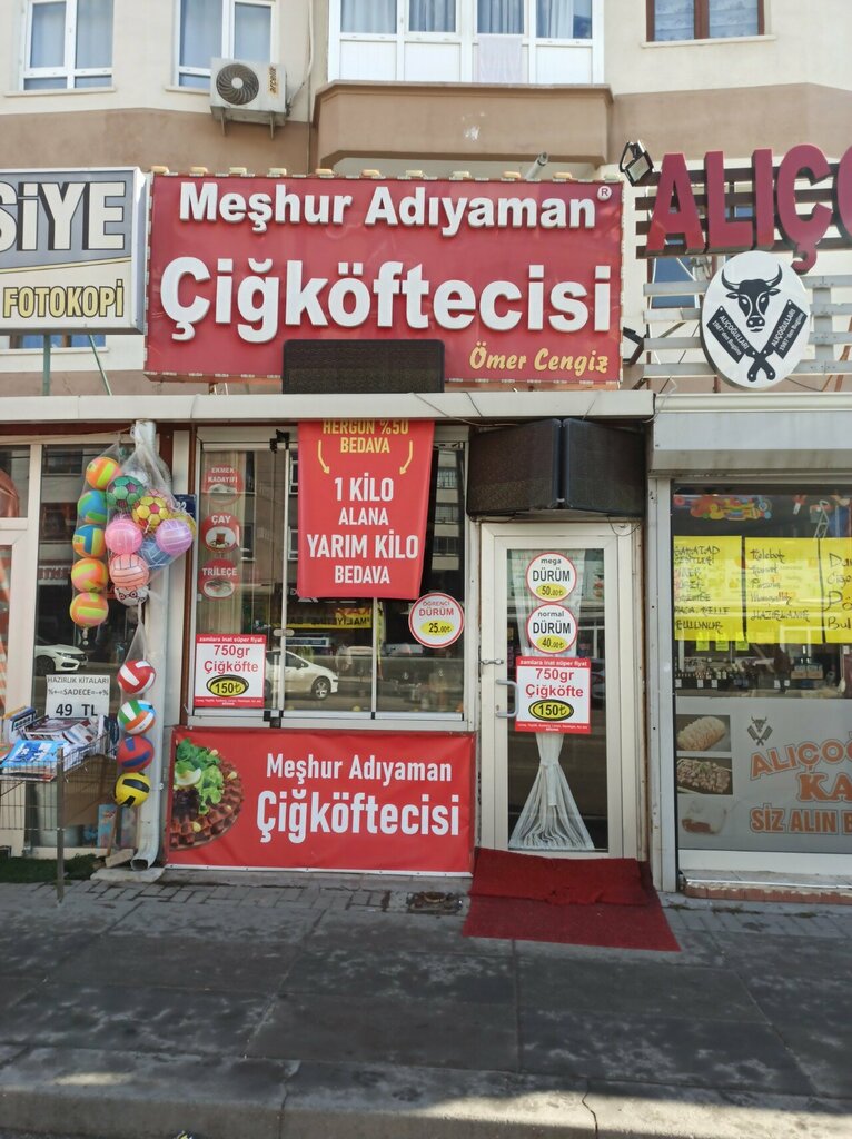 Fast food Meshur Adiyaman Cigkoftecisi Omer Cengiz, Ankara, photo