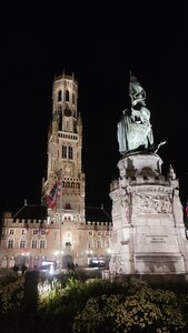 Belfry of Bruges (West Flanders, Brugge, Wollestraat), landmark, attraction