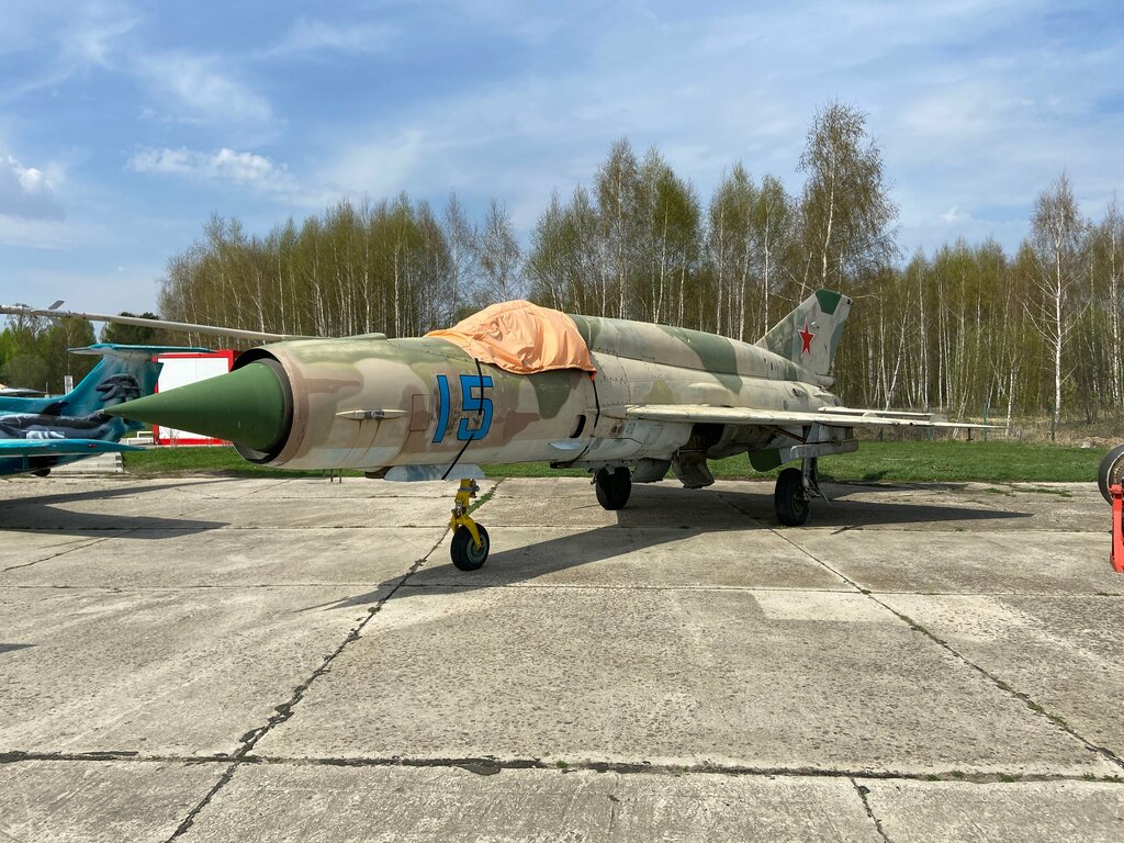 Monument to technology Истребитель МиГ-21МТ, Kaluga Oblast, photo