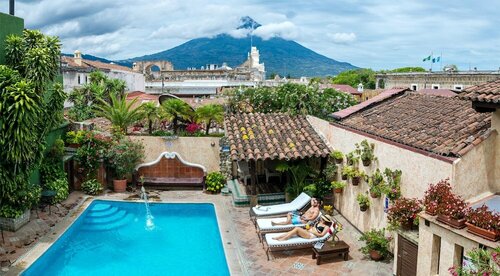 Внешний вид отеля Hotel Casa Antigua в Антигуа-Гватемале, фото 1