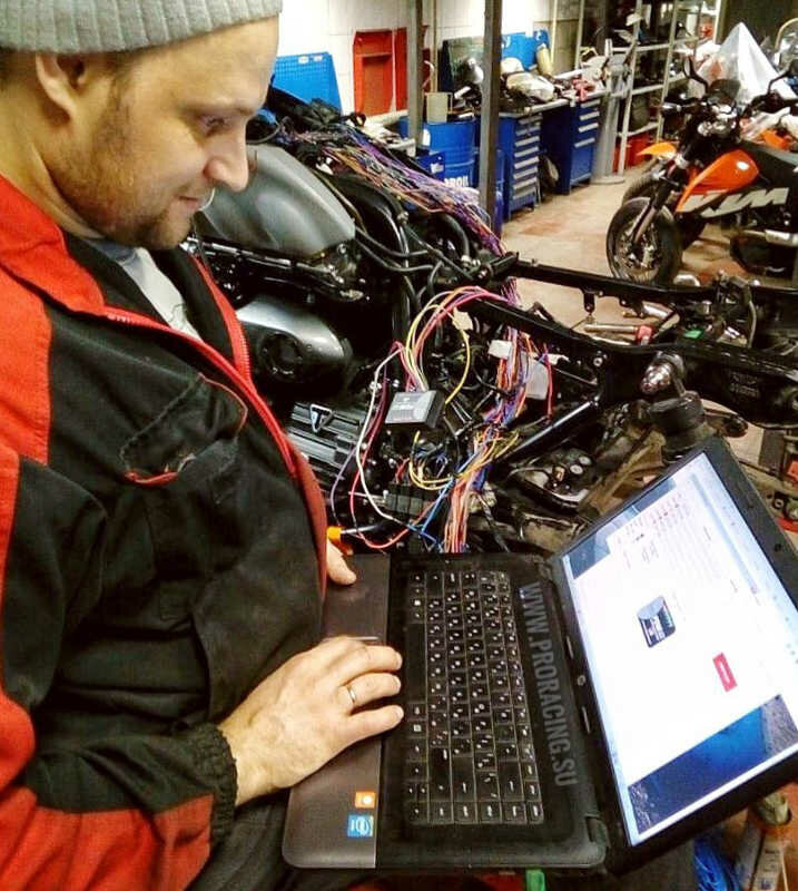 Motorcycle repair ProRacing, Moscow, photo