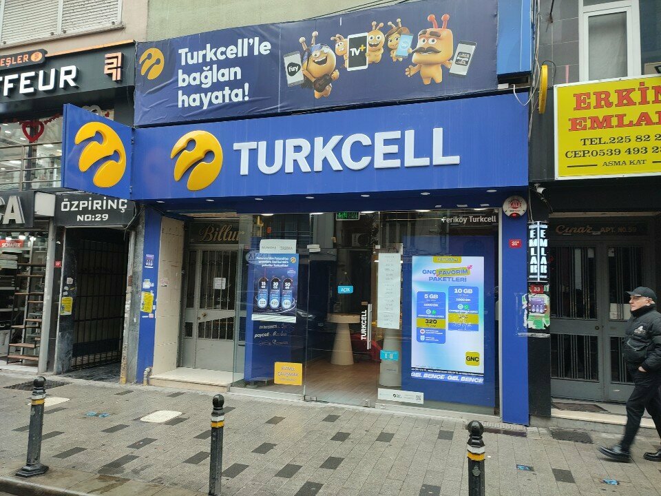Mobile phone store Turkcell, Istanbul, photo
