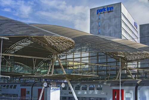 Внешний вид отеля Park Inn by Radisson Leuven в Лёвене, фото 4