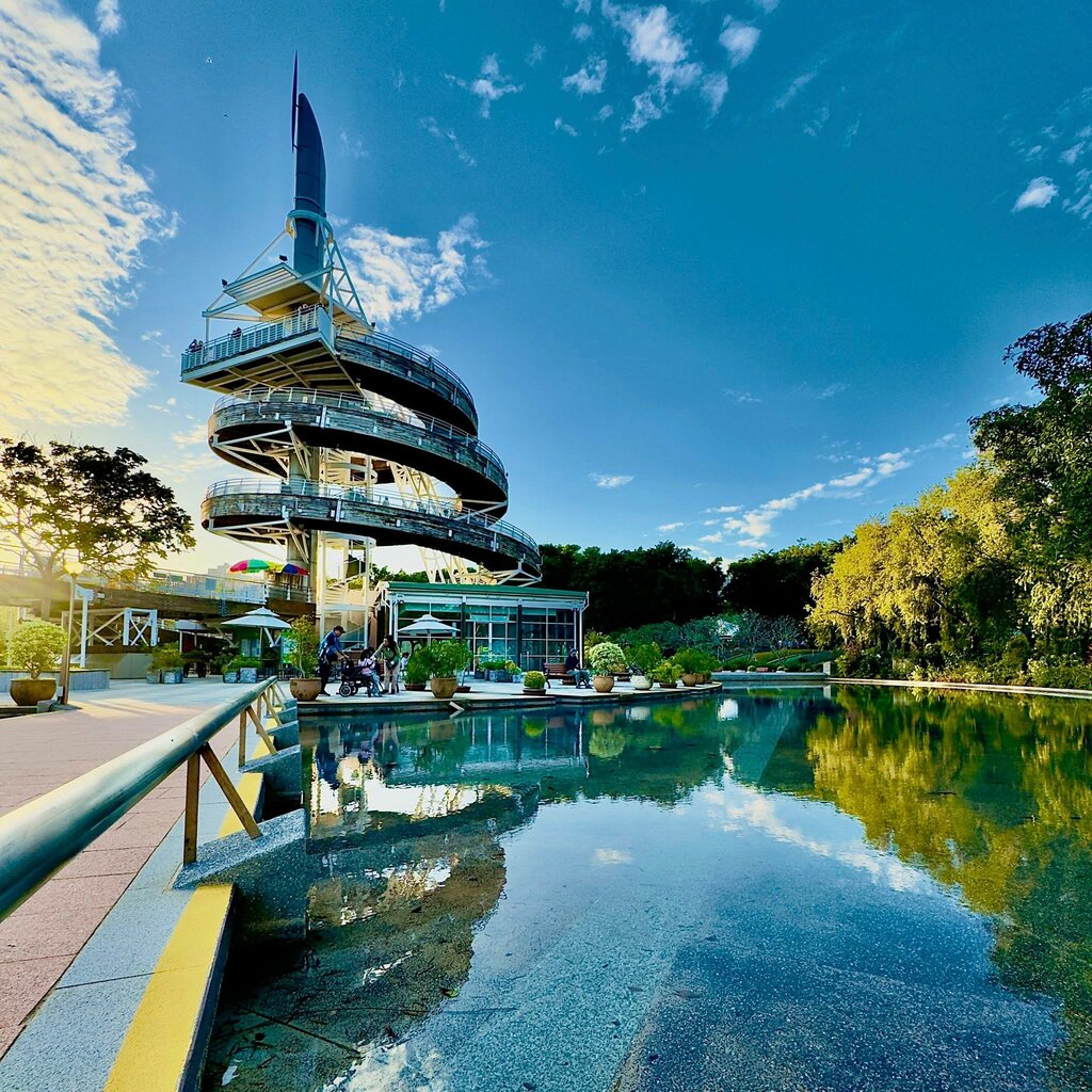 Observation deck Spiral Lookout Tower, Hong Kong, photo