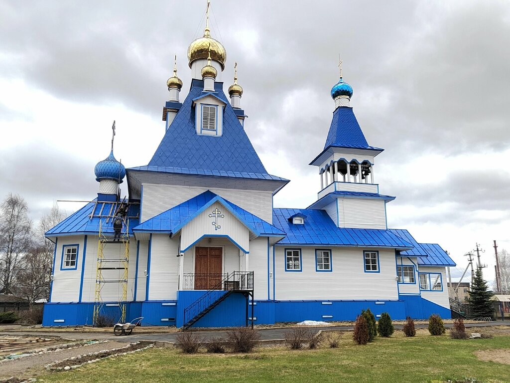 كنيسة أرثوذكسية Tserkov Ioanna Kronshtadtskogo V Dvinskom Bereznike ، مقاطعة أرخانغيلسك، صورة