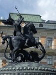 St. George the Victorious (Manezhnaya Square, 1с2), monument, memorial